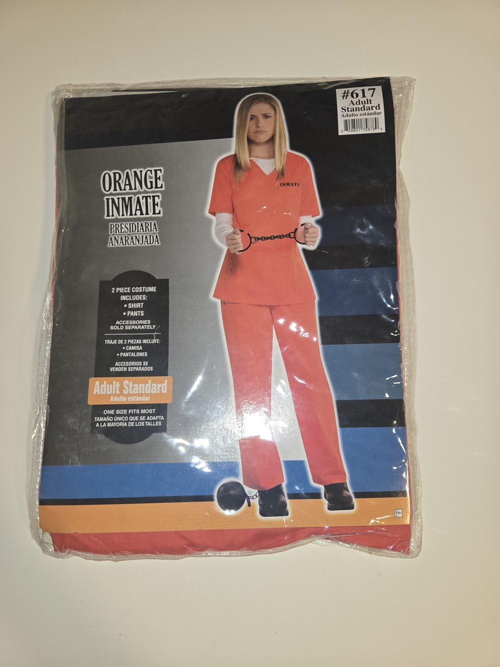 Orange Inmate Women's Costume Jumpsuit